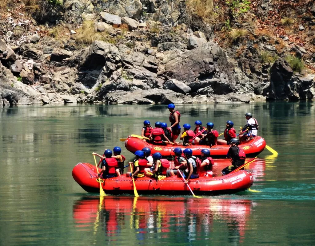 Rishikesh water rafting Destinations in India